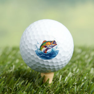 Balles De Golf Fish-Reelin' dans les victoires