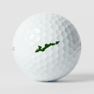 Balles De Golf Fishers Island Classic Logo Golf Balls - Green