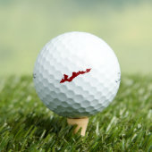 Balles De Golf Fishers Island Classic Logo Golf Balls - Rouge (T-shirt Insitu)