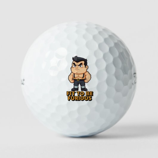Balles De Golf Fit to be Furious (Recto)