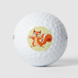 Balles De Golf Fizzy l'écureuil joueur