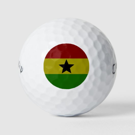 Balles De Golf Flag du Ghana (Devant)