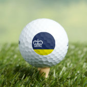 Balles De Golf Flag of Regina, Saskatchewan Golf Balls (T-shirt Insitu)