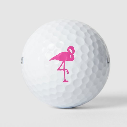 Balles De Golf Flamant rose rose Summer Beach Imprimer Motif (Devant)