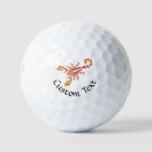 Balles De Golf Flames Scorpion Golf Balls (Devant)