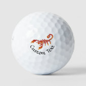 Balles De Golf Flames Scorpion Golf Balls (Devant)