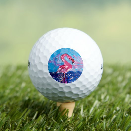 Balles De Golf Flamingo (T-shirt Insitu)