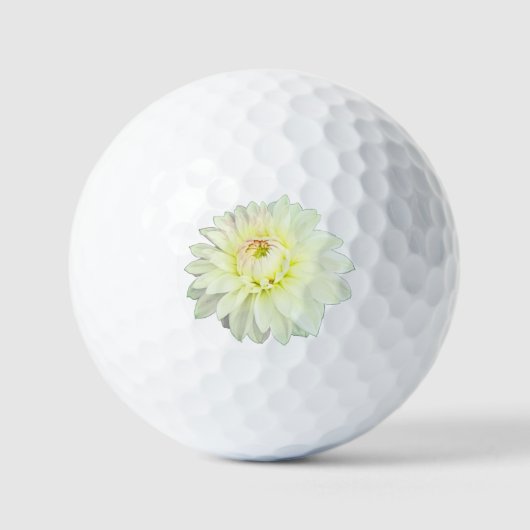 Balles De Golf Fleur blanche (Recto)