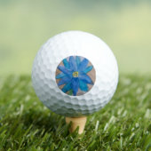 Balles De Golf Fleur bleue (T-shirt Insitu)