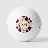 Balles De Golf Fleur d'Automne (Recto)