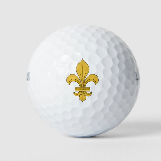 Balles De Golf Fleur de lis (Devant)