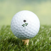 Balles De Golf Fleur de rose noire (T-shirt Insitu)