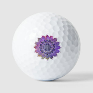 Balles De Golf Fleur de vie - Style Vintage Galaxy Espace 1