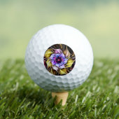 Balles De Golf fleur fractale (T-shirt Insitu)