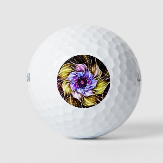 Balles De Golf fleur fractale (Devant)