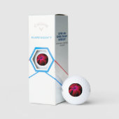 Balles De Golf Fleur sauvage violette css gbcnm (Conditionnement)