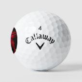 Balles De Golf Fleur sauvage violette css gbcnm (Logo)
