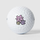 Balles De Golf Fleurs artistiques