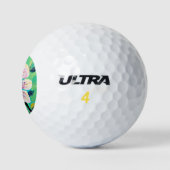 Balles De Golf Fleurs de cerisier Sakura japonaises (Logo)