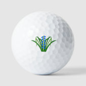 Balles De Golf Fleurs de Jacinthe Bleue pour Bébé Garçon Printemp (Recto)