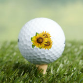Balles De Golf Fleurs de soleil (T-shirt Insitu)