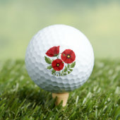 Balles De Golf Fleurs d'été joyeuses floraison de pavot (T-shirt Insitu)