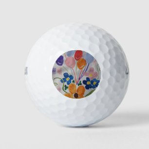 Balles De Golf Fleurs et ballons