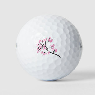 Balles De Golf Fleurs Fleurs Fleurs Fleurs Fleurs Cerises Arbre N