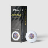 Balles De Golf Fleurs sauvages d'été (Emballage)