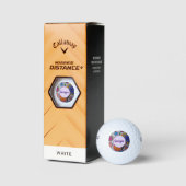 Balles De Golf Floral moderne (Emballage)
