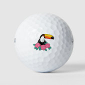 Balles De Golf Floral Toucan (Devant)
