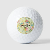 Balles De Golf Flore multicolore personnalisée (Recto)