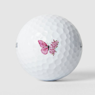 Balles De Golf Flower Butterfly