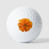 Balles De Golf Flower orange (Recto)