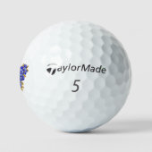 Balles De Golf Flower Sapphire Butterfly (Logo)