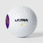 Balles De Golf FlowerGolf Jaune 1 (Logo)