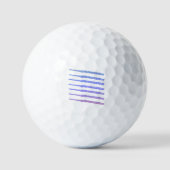 Balles De Golf Fluide Musique rose violet bleu (Recto)