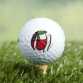 Balles De Golf "Flying Fish" Abstrait Custom Wilson Golf Bal (T-shirt Insitu)
