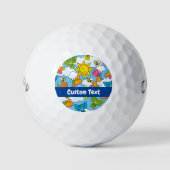 Balles De Golf Fond de bébés animaux (Devant)