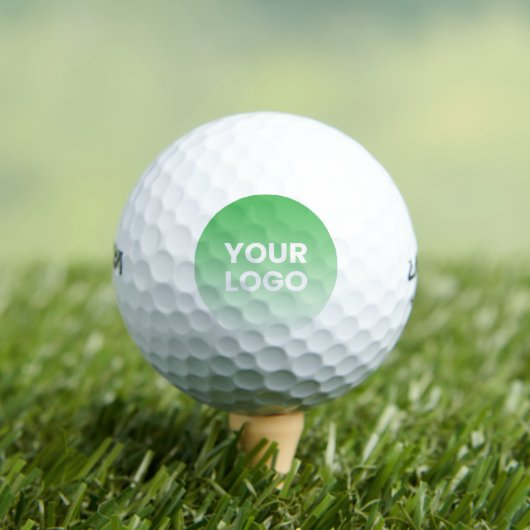 Balles De Golf Fond de couleur | Dégradé blanc et votre logo (T-shirt Insitu)