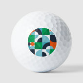 Balles De Golf Formes et formes simples Abstraites (Recto)