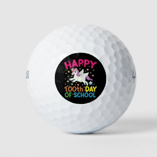 Balles De Golf Formule Mathématique 100 Jours D'école Prof De Mat (Devant)