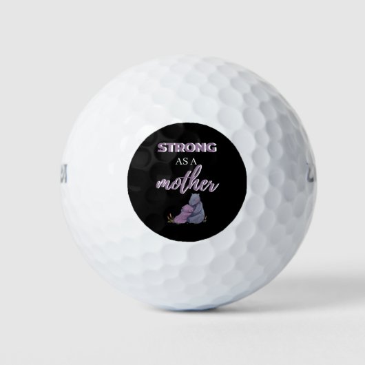 Balles De Golf Forte Comme Mère (Devant)