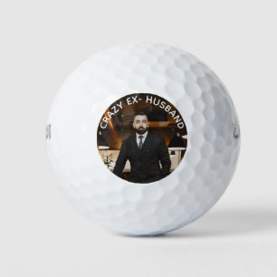 Balles De Golf Fou Ex-Mari Amusant Photo Balls De Golf