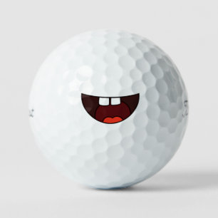 Balles De Golf Fou Mouth Fools Day Emoticon