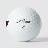 Balles De Golf Fou Mouth Fools Day Emoticon (Logo)