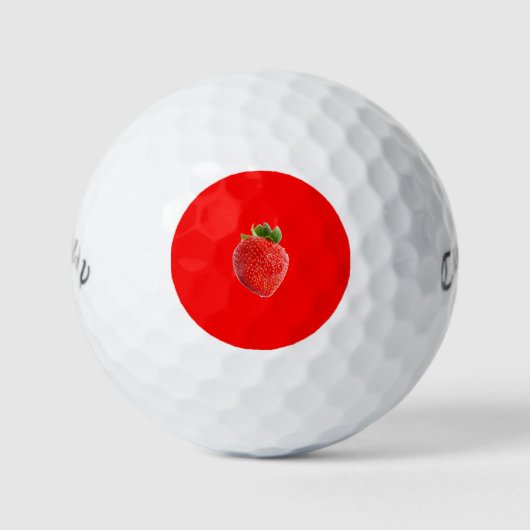 Balles De Golf Fraise d'été (Devant)