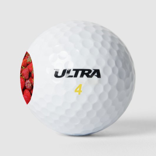 Balles De Golf Fraises (Logo)