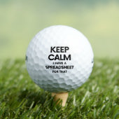 Balles De Golf Freak in the Sheets - Tableaux Microsoft Excel (T-shirt Insitu)