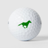 Balles De Golf Freedom Horse (en vert) Golf Balls (Devant)